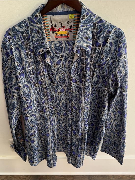 Robert Graham Other - Robert Graham Blue Paisley Button-Up Shirt